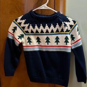 Hanna Andersson Blue Nordic Sweater